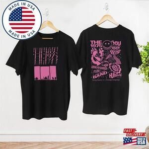 The 1975 World Tour Unisex Shirt Band Fan Still 2 Sided Tshirt